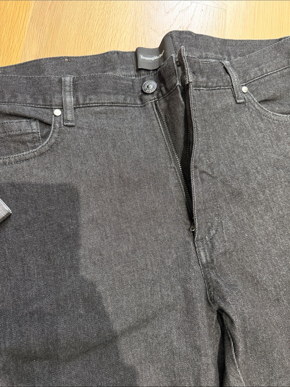 Ermenegildo Zegna 5 pocket dark wash jeans 34R (36x34) NWT - Picture 6 of 10